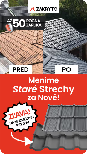 Ukázka reklamní kreativy 1: Střešní krytiny – Zakryto