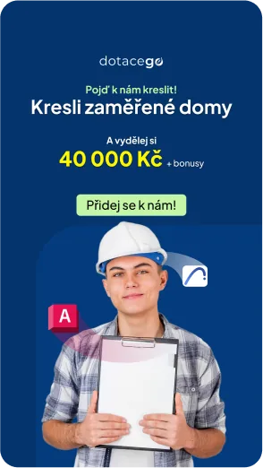 Reklamní kreativy s nabídkou dotací na rekonstrukce, většinou s maskotem lišky, Dotační sektor, DotaceGo, obrázek 5