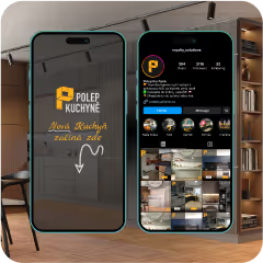Fotografie kuchýň, náhľady reklám v mobile a vzorkovníky farieb polepu, Polep kuchýň, obrázok 3